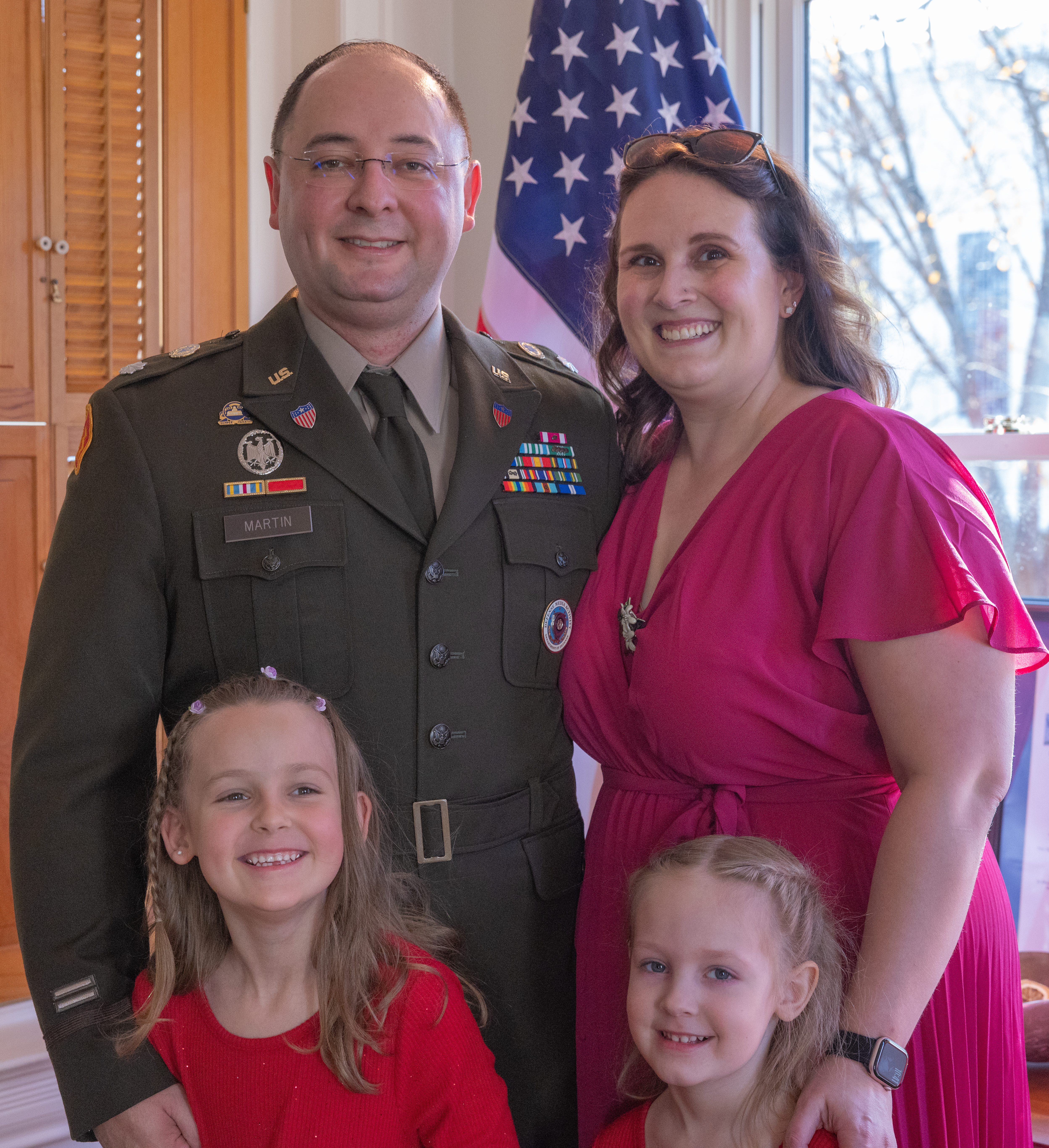 Family at Casey's LTC promotion ceremony